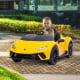 Lamborghini Performante Kids Electric Ride On Car Remote Control - Yellow Image 12 thumbnail