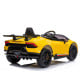 Lamborghini Performante Kids Electric Ride On Car Remote Control - Yellow Image 13 thumbnail