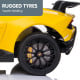 Lamborghini Performante Kids Electric Ride On Car Remote Control - Yellow Image 7 thumbnail