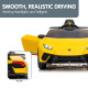Lamborghini Performante Kids Electric Ride On Car Remote Control - Yellow Image 8 thumbnail
