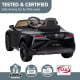 Authorised Lexus LC 500 Kids Electric Ride On Car - Black Image 9 thumbnail