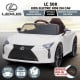 Authorised Lexus LC 500 Kids Electric Ride On Car - White thumbnail