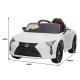 Authorised Lexus LC 500 Kids Electric Ride On Car - White Image 3 thumbnail