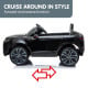 Land Rover Licensed Kids Ride on Car Remote Control by Kahuna Black Image 8 thumbnail