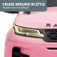 Land Rover Licensed Kids Ride on Car Remote Control by Kahuna - Pink Image 9 thumbnail