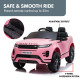 Land Rover Licensed Kids Ride on Car Remote Control by Kahuna - Pink Image 11 thumbnail