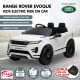 Land Rover Licensed Kids Ride on Car Remote Control by Kahuna - White thumbnail