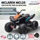 McLaren MCL35 Electric Ride On Toy Car  by Kahuna - Black Image 2 thumbnail