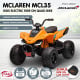 MCL35 McLaren Electric Ride On Car by Kahuna - Orange Image 2 thumbnail