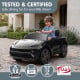 Kahuna Black Porsche Macan Turbo EV Kids Ride On Car 12V Electric Car Image 7 thumbnail