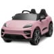 Kahuna Pink Porsche Macan Turbo EV Kids Ride On Car 12V Electric Car Image 2 thumbnail