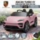 Kahuna Pink Porsche Macan Turbo EV Kids Ride On Car 12V Electric Car thumbnail