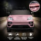 Kahuna Pink Porsche Macan Turbo EV Kids Ride On Car 12V Electric Car Image 4 thumbnail