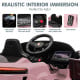 Kahuna Pink Porsche Macan Turbo EV Kids Ride On Car 12V Electric Car Image 6 thumbnail