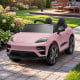 Kahuna Pink Porsche Macan Turbo EV Kids Ride On Car 12V Electric Car Image 11 thumbnail