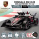 Kahuna Porsche Formula E Kids Electric Ride On Car Remote Control 60W Dual Motors MP3 Player Suspension & Seat Belt thumbnail