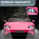 Kahuna Porsche Taycan Turbo S Kids Electric Ride On Car w/Remote Control 90W Four Wheel Suspension 2 Seater w/Seat Belt Image 13 thumbnail