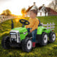 Kahuna MX-611 Kids Electric Tractor Trailer Car Green Grey Image 10 thumbnail
