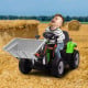 Kahuna MX-611C Kids Electric Car Tractor Digger Loader Grey Image 10 thumbnail