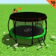 Kahuna Trampoline 16 ft with Basketball Set and Roof - Green Image 2 thumbnail