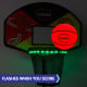 Kahuna Trampoline LED Basketball Hoop Set with Light-Up Ball Image 7 thumbnail