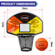 Kahuna Trampoline LED Basketball Hoop Set with Light-Up Ball Image 5 thumbnail