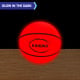 Kahuna Basketball L.E.D Glow Light Up Trampoline Ball Image 8 thumbnail