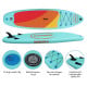 Kahuna Hana 10ft 6in iSUP Inflatable Stand Up Paddle Board Image 8 thumbnail