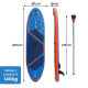 Kahuna Kai Premium Sports 10.6FT Inflatable Paddle Board Image 2 thumbnail