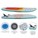 Kahuna Hana Inflatable Stand Up Paddle Board 11FT SUP Paddleboard with Pump Image 7 thumbnail