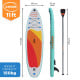 Kahuna Hana Inflatable Stand Up Paddle Board 11FT SUP Paddleboard with Pump Image 12 thumbnail