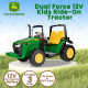 John Deere Dual Force Tractor Battery Operated 2-Seater Ride On Image 12 thumbnail