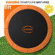 Kahuna 6ft Trampoline Replacememnt Safety Pad Cover and Spring Jumping Bounce Mat Orange thumbnail