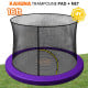 Kahuna 16ft Trampoline Pad and Net - Purple Image 6 thumbnail