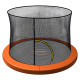 Kahuna 16ft Trampoline Pad and Net - Orange thumbnail