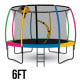 Kahuna 6 ft Trampoline with Rainbow Safety Pad Image 2 thumbnail