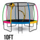 Kahuna 10 ft Trampoline with Rainbow Safety Pad Image 2 thumbnail