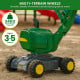 John Deere RT421022 Rolly Digger XL Ride-On Excavator Childrens Toy 360 deg Rotation, Work Scoop & Levers All-Terrain Image 8 thumbnail