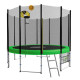 Kahuna Blizzard 10 ft Trampoline with Basketball Set Green Image 2 thumbnail