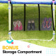 Kahuna Blizzard 12 ft Trampoline Blue with Basketball Set Image 7 thumbnail