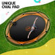 Kahuna Outdoor Oval Trampoline 8 ft x 14 ft - Orange Image 2 thumbnail