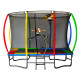Kahuna Rectangular Trampoline 6x9ft with L.E.D BB Set Rainbow Image 12 thumbnail