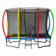 Kahuna 6 ft x 9 ft Rectangular Outdoor Trampoline - Rainbow thumbnail