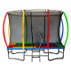 Kahuna 6 ft x 9 ft Rectangular Outdoor Trampoline - Rainbow Image 2 thumbnail