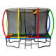 Kahuna Rectangular Trampoline 6x9ft with L.E.D BB Set Rainbow thumbnail