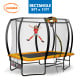 Kahuna Outdoor Rectangular Trampoline 8 ft x 11 ft - Orange thumbnail