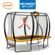 Kahuna 6 ft x 9 ft Rectangular Outdoor Trampoline - Orange thumbnail