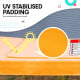 Kahuna 6 ft x 9 ft Rectangular Outdoor Trampoline - Orange Image 6 thumbnail