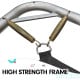 Kahuna 6 ft x 9 ft Rectangular Outdoor Trampoline - Orange Image 12 thumbnail