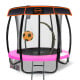 Kahuna Trampoline 6 ft with Basketball Set & Roof - Pink thumbnail